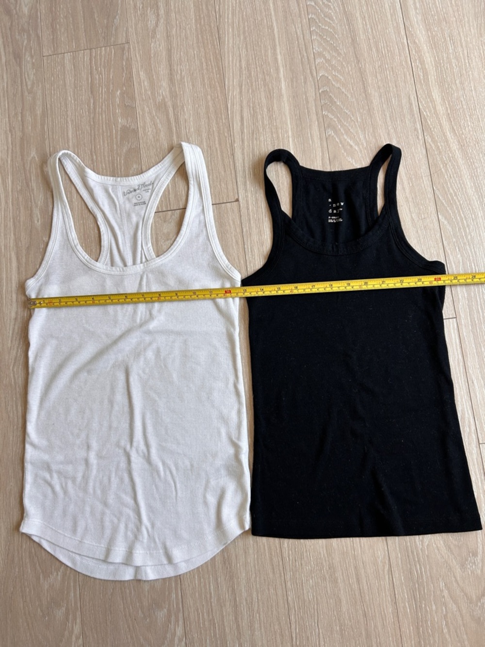 2 Target Ribbed Cotton Modal Tanks - Picture 3 of 9